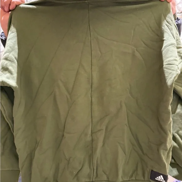 Green Adidas Sweatshirt with Camo Logo - Picture 5 of 5